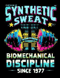 Synthetic Sweat Cyan